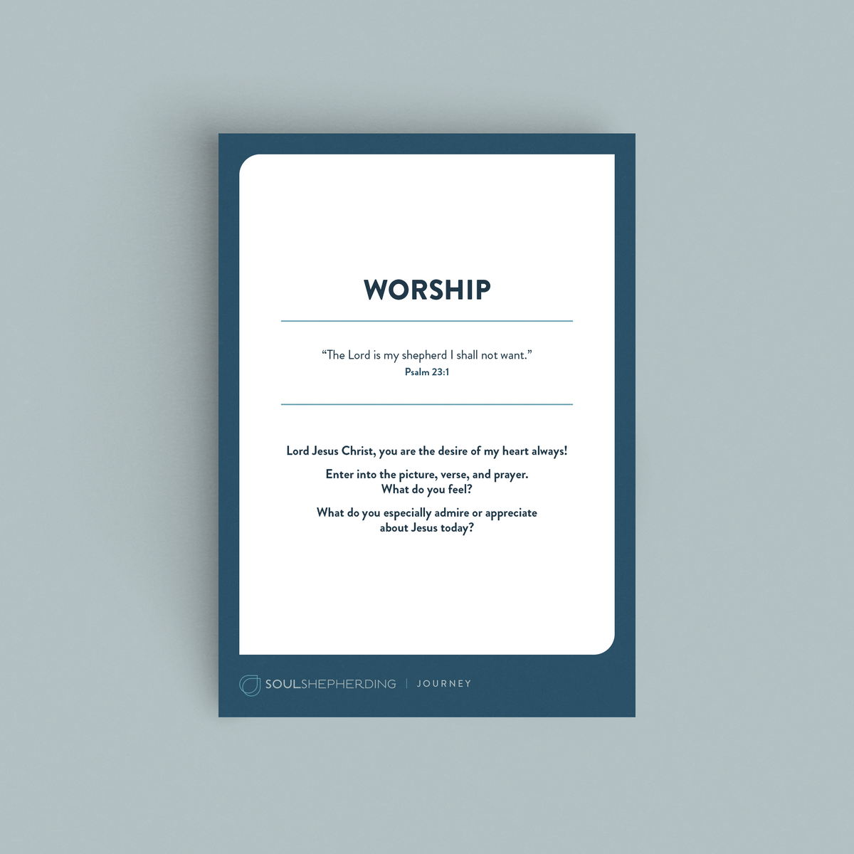 New Design! Journey: Visual Devotion Cards in Psalm 23 – Soul Shepherding