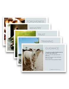 Sale! Journey: Visual Devotion Cards in Psalm 23