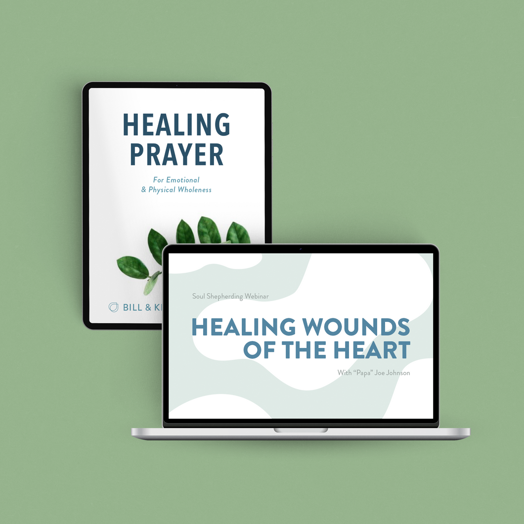 Healing Prayer Ebook and Healing Wounds of the Heart Webinar Bundle