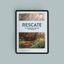 Load image into Gallery viewer, Rescate: Tarjetas de devoción visual basadas en el Salmo 18
